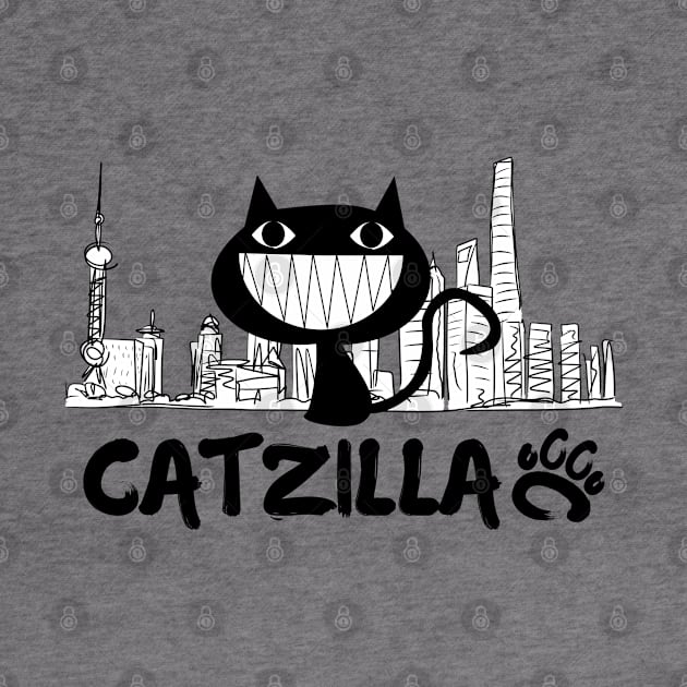 Catzilla by The Night Owl's Atelier